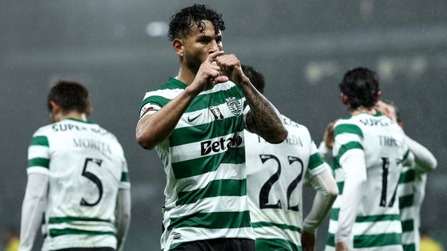 Luis Javier Suárez marcó un nuevo golazo _ foto_ Sporting Lisboa