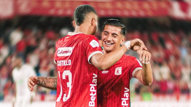 Mateo Castillo y Yeison Guzmán en América de Cali - @AmericadeCali