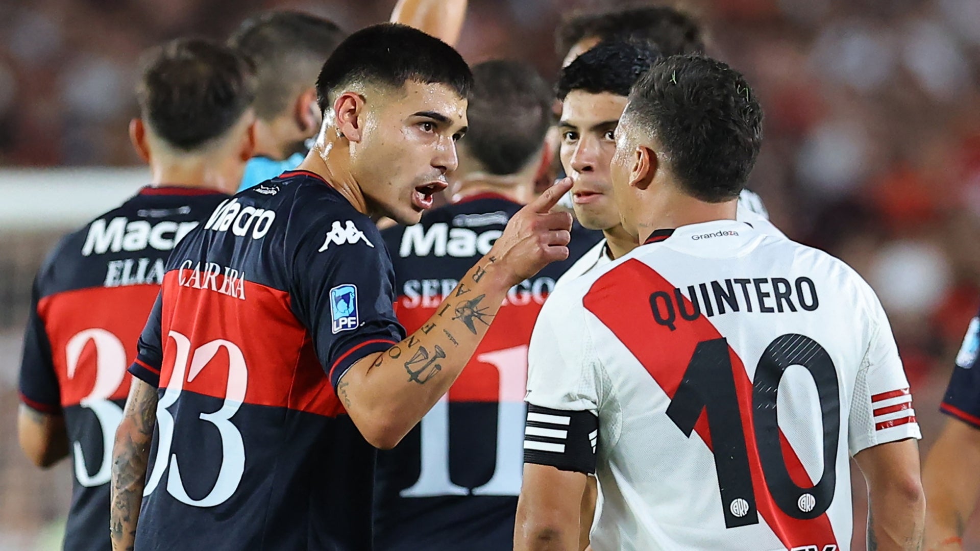 Juanfer Quintero habló tras la goleada que recibió River