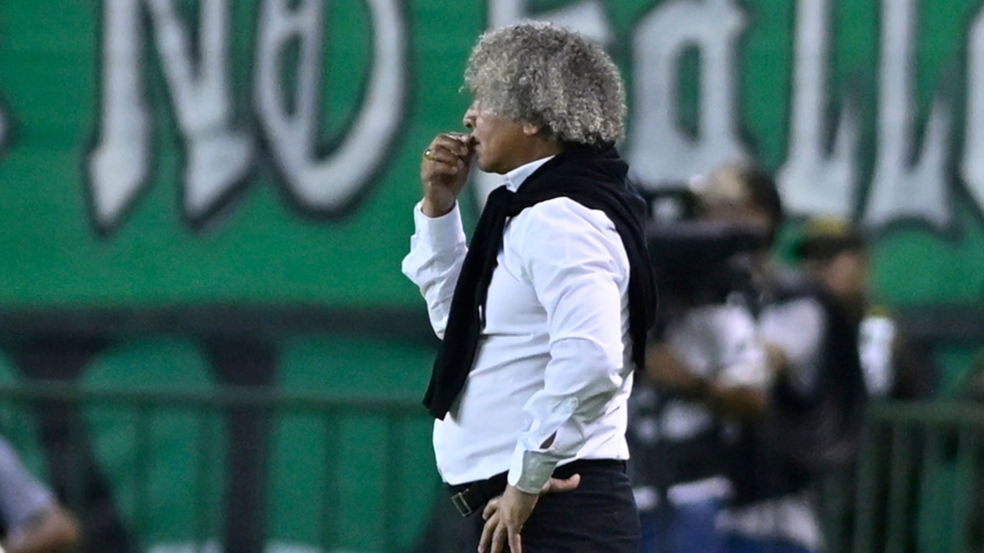 Alberto Gamero habló de sus sustituciones en Cali vs. Millonarios - VizzorImage