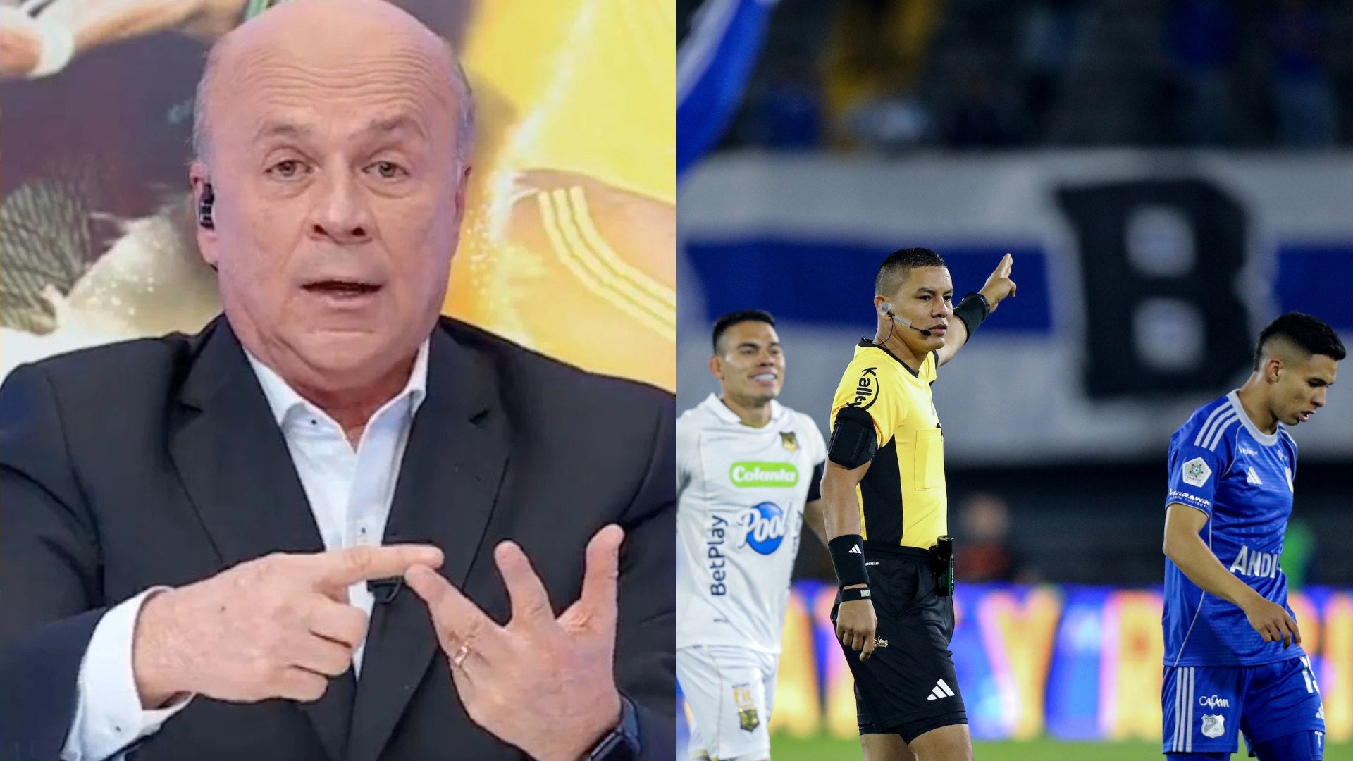 Carlos Antonio Vélez habló sobre las polémicas en Millonarios vs. Águilas Doradas