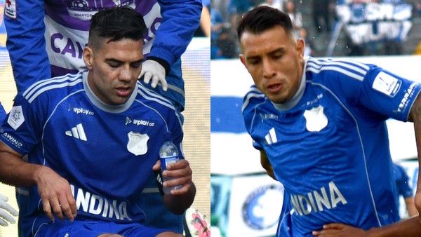 Falcao y Contreras se lesionaron en el Millonarios vs. Llaneros