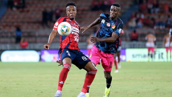 Medellín salvó el empate vs. Pereira, con un hombre menos por roja