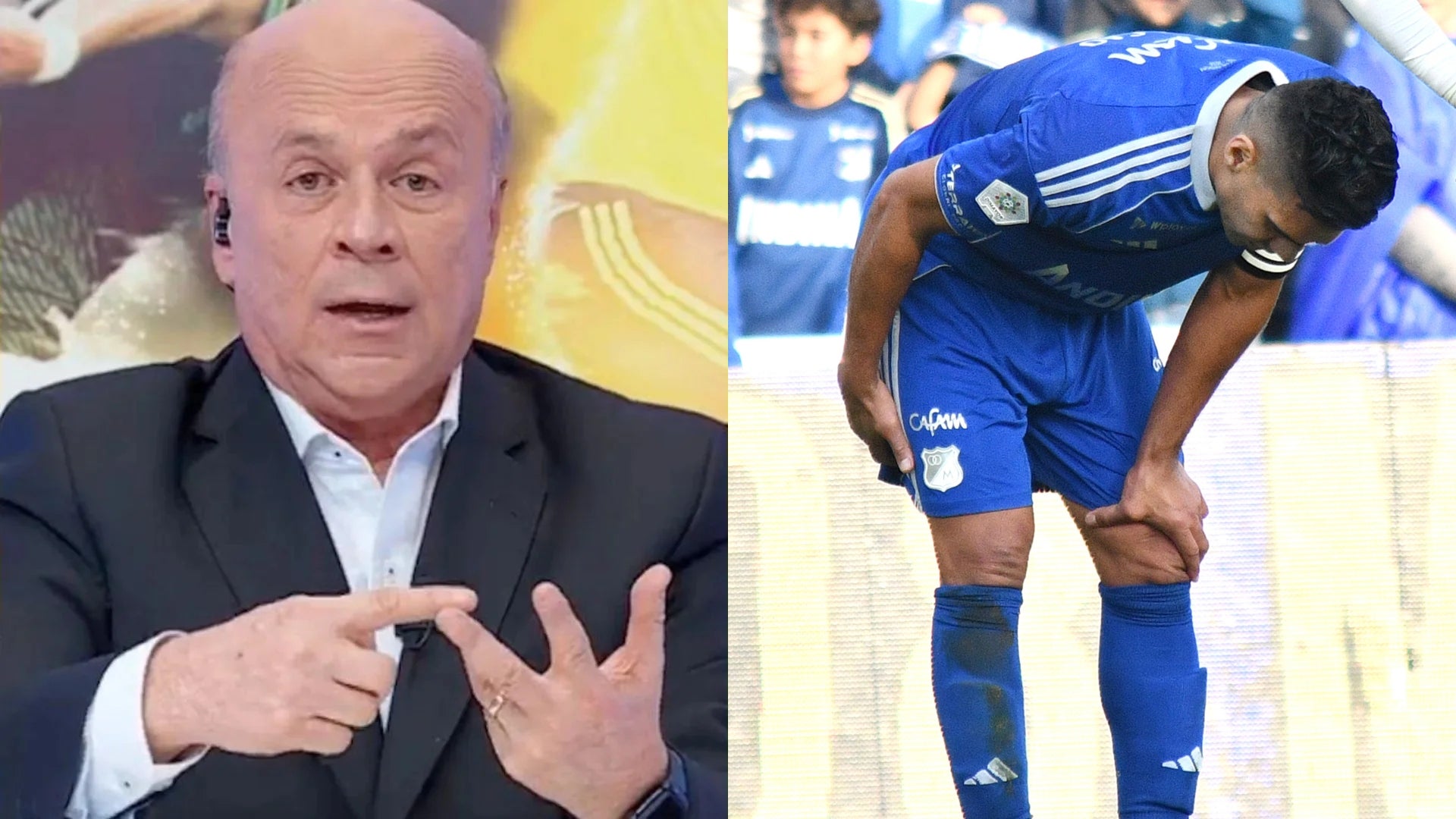 Carlos Antonio Vélez habló sobre la lesión de Falcao