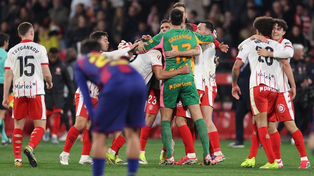 Barcelona cayó ante Girona y Real Madrid se adueñó del liderato - AFP