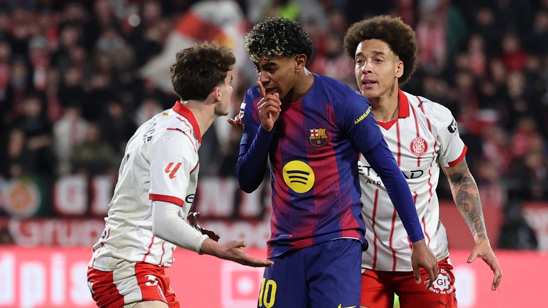 Girona le remontó 2-1 a Barcelona y lo dejó sin liderato en España - AFP