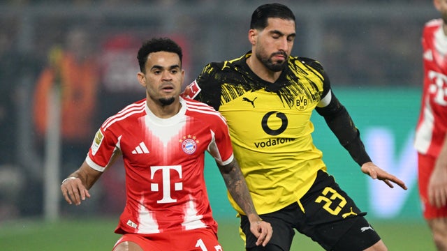 Luis Díaz jugó su segundo clásico alemán Bayern Múnich vs. Dortmund - AFP