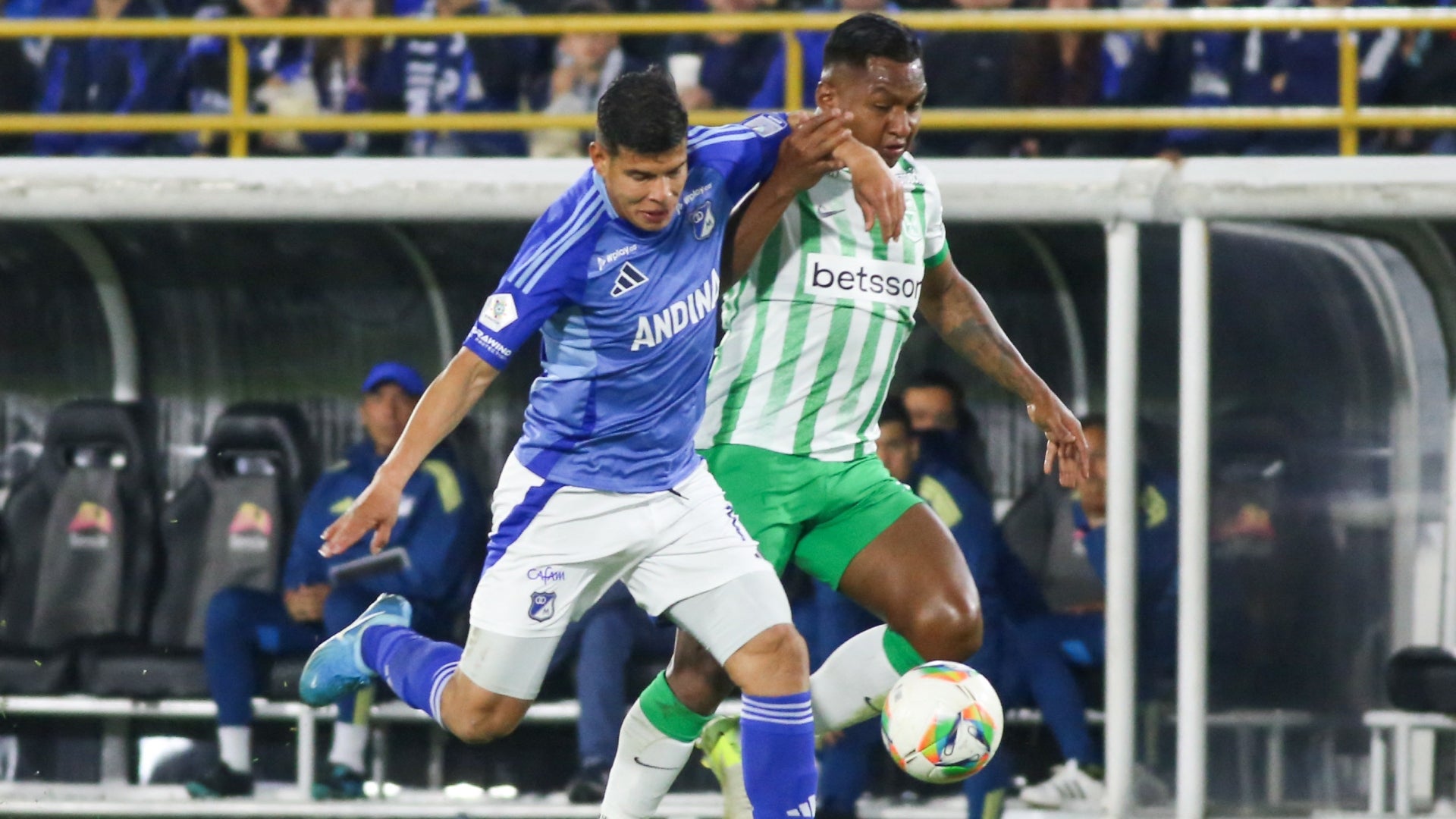 Pronóstico del Nacional vs. Millonarios por Sudamericana - AFP