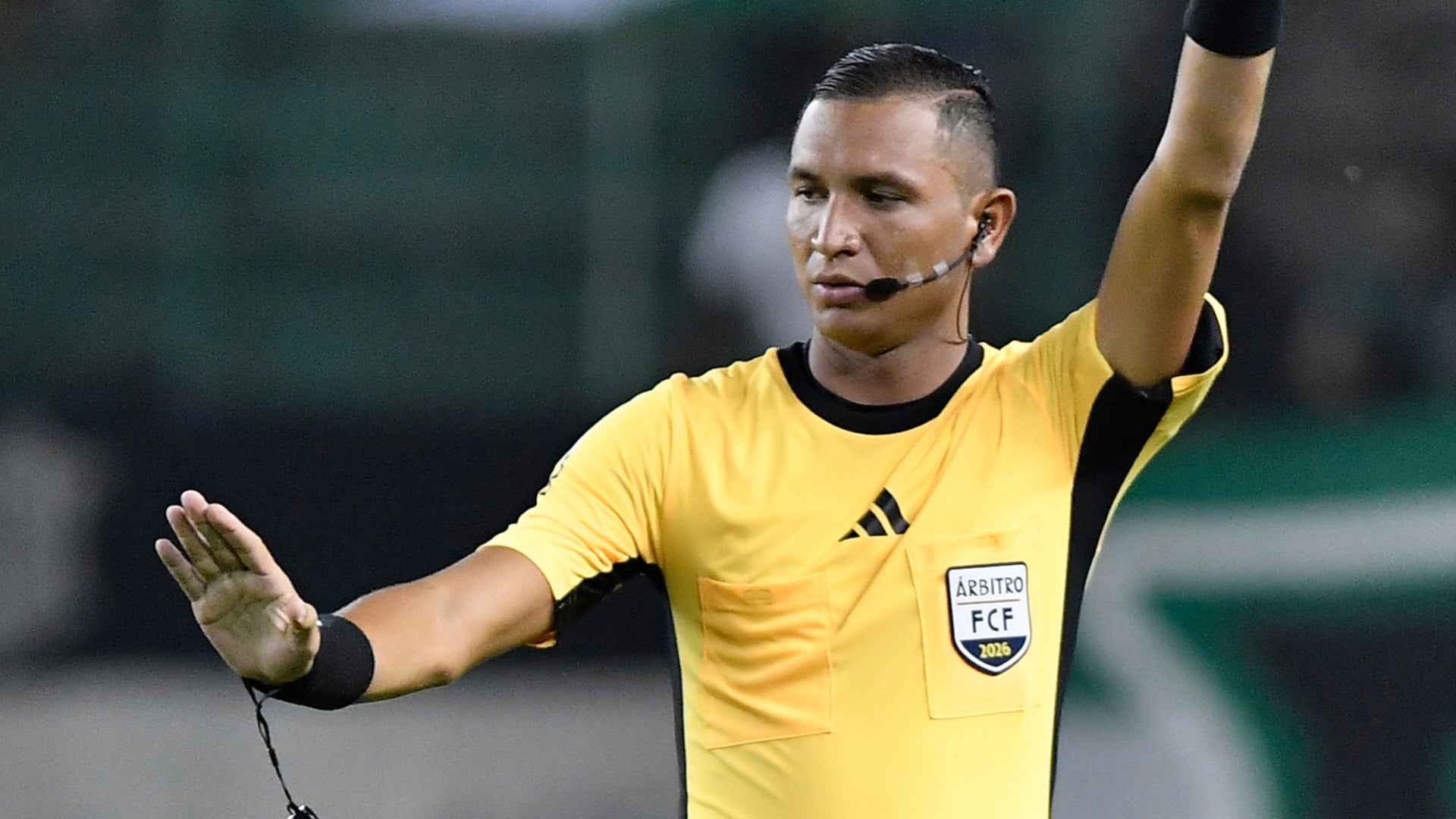 Alvaro Meléndez sanciono penal de Aguilar sobre Dayro en Cali vs. Once Caldas - VizzorImage