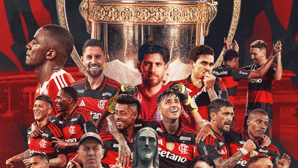 Jorge Carrascal, campeón con Flamengo del Carioca vs. Fluminense