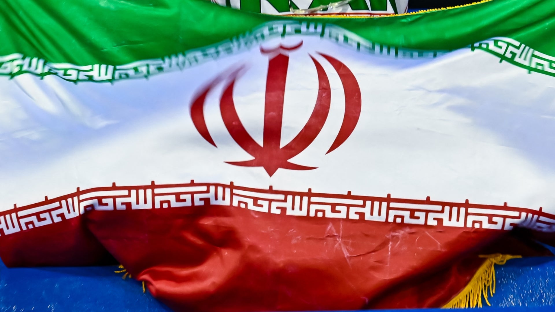 Bandera de la selección de Irán - AFP