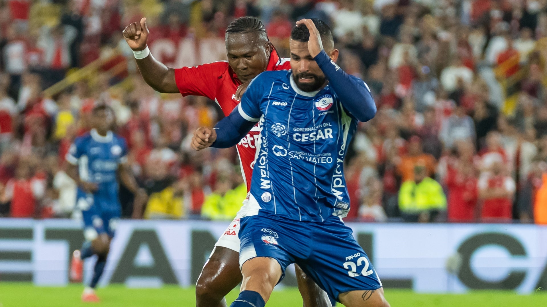 Santa Fe y Alianza Valledupar dividieron puntos en El Campín - VizzorImage