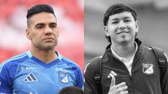 Falcao envió emotivo mensaje de despedida a Santiago Castrillón - AFP_Millonarios