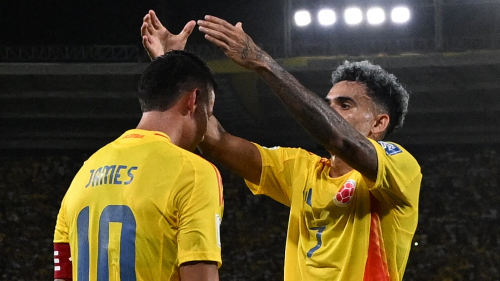 James Rodríguez y Luis Díaz, los dos máximos referentes de la selección Colombia actual - AFP