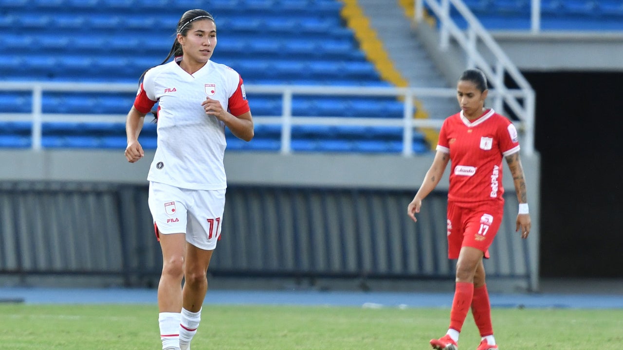 Santa Fe derrotó de visitante a América y sacude la Liga Femenina