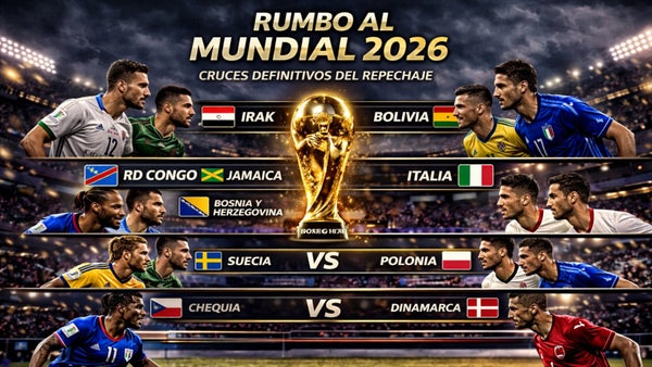 Copa Mundial de la FIFA™: así se jugarán las finales del repechaje Copa Mundial de la FIFA™: así se jugarán las finales del repechaje