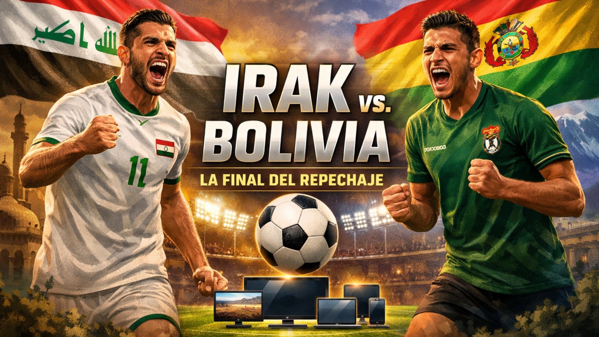 Irak vs. Bolivia_ conoce por dónde ver en vivo la final del repechaje