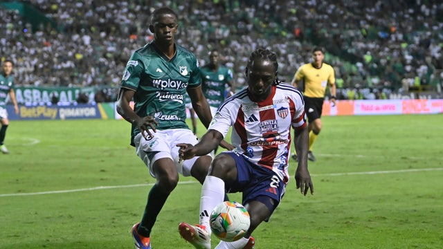 Junior y Cali disputan un gran encuentro en la Liga BetPlay