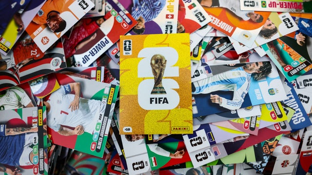 Panini lanza oficialmente el álbum de la Copa Mundial de la FIFA™ - AFP