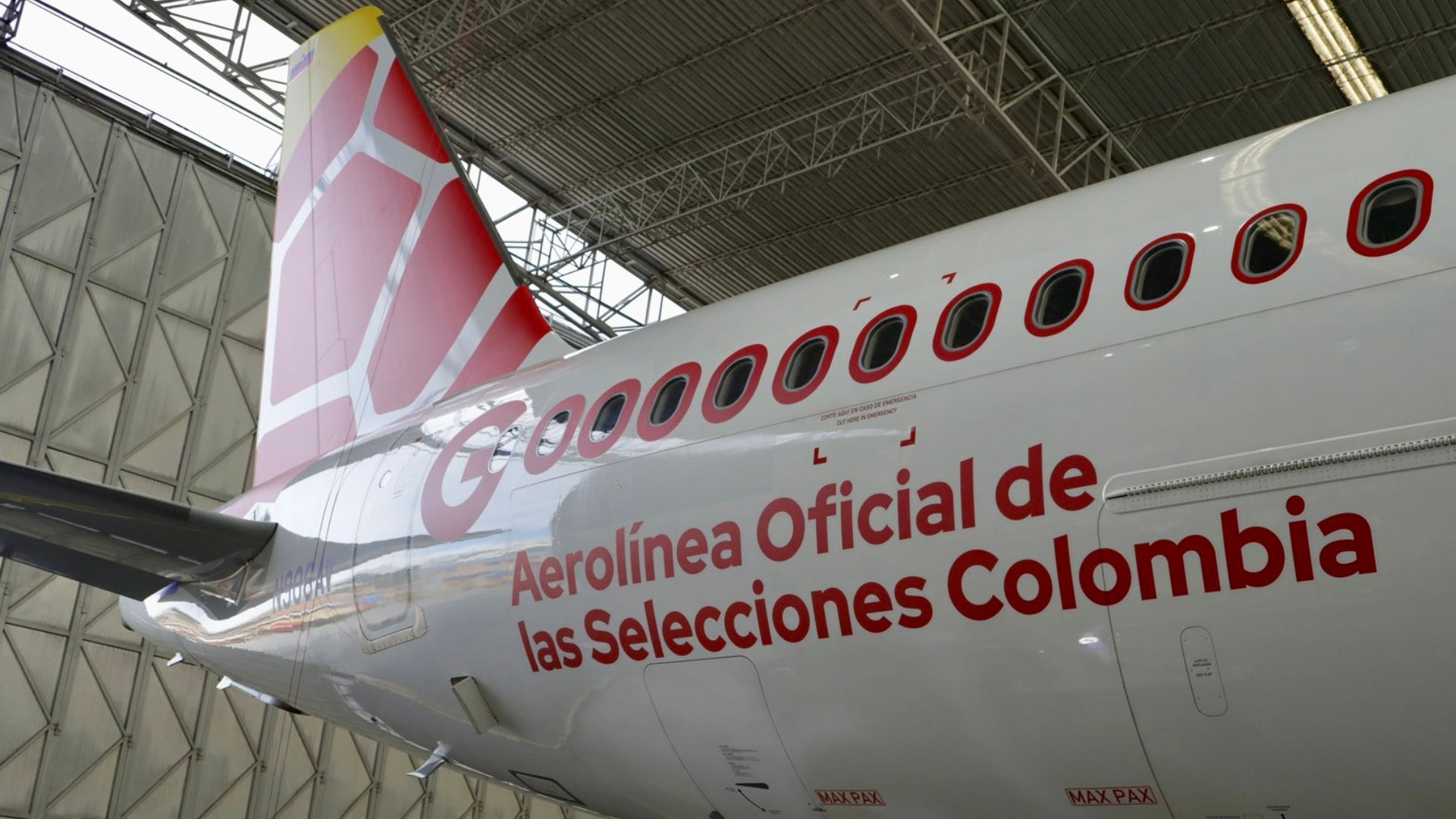 Colombia tiene avión oficial para el Mundial