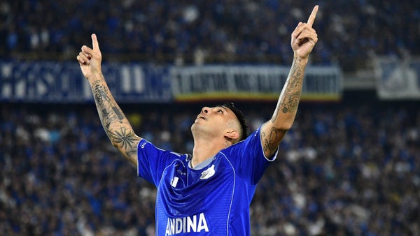 Contreras sufrió falta que encendió el Millonarios vs. Santa Fe