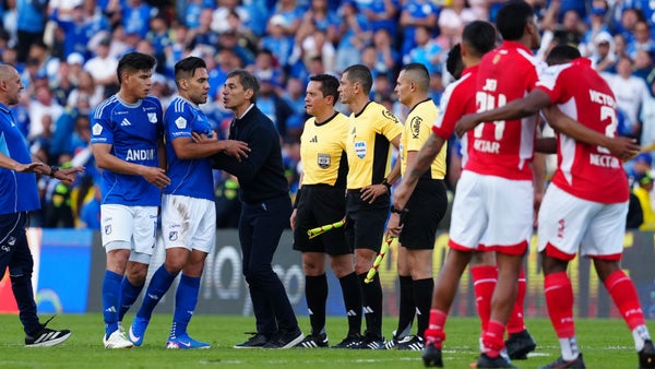 Falcao estalló contra el arbitraje tras el empate de Millonarios