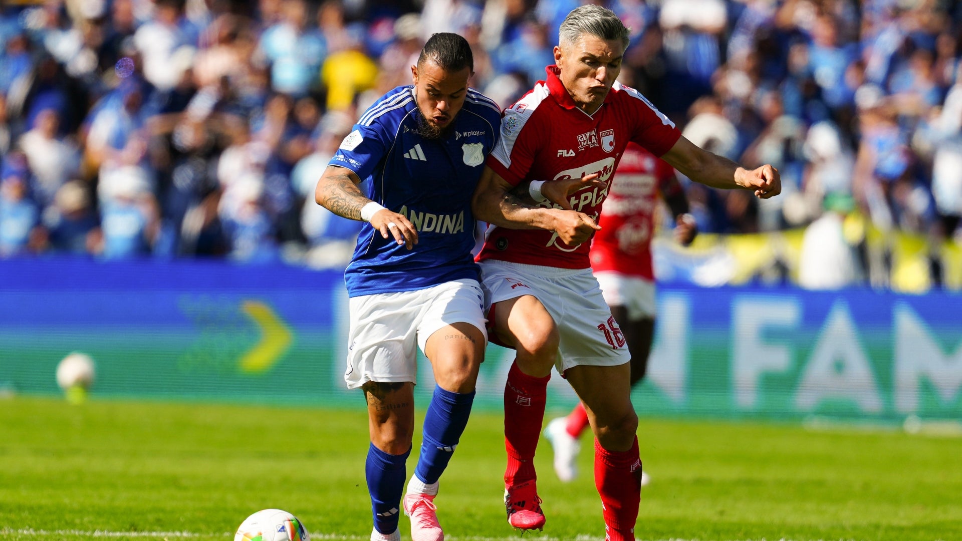 ¿Justo empate? Mira las estadísticas del Millonarios vs. Santa Fe - VizzorImage