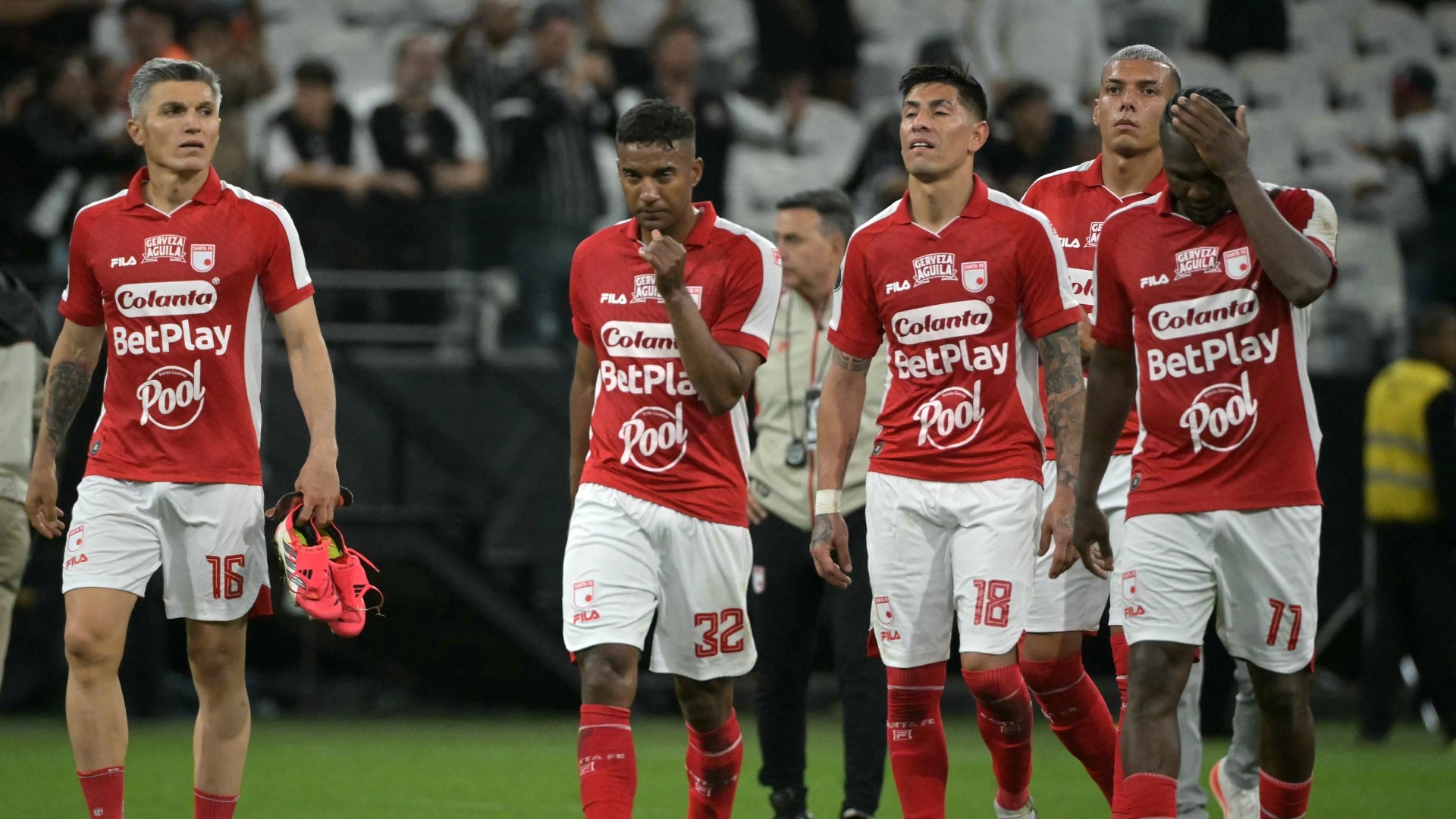 Así quedó Santa Fe en el grupo de Libertadores tras caer en Brasil ante Corinthians - AFP