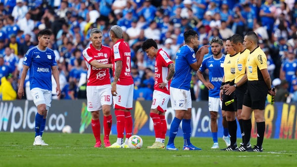 Millonarios tomó una seria medida contra el arbitraje ante Santa Fe
