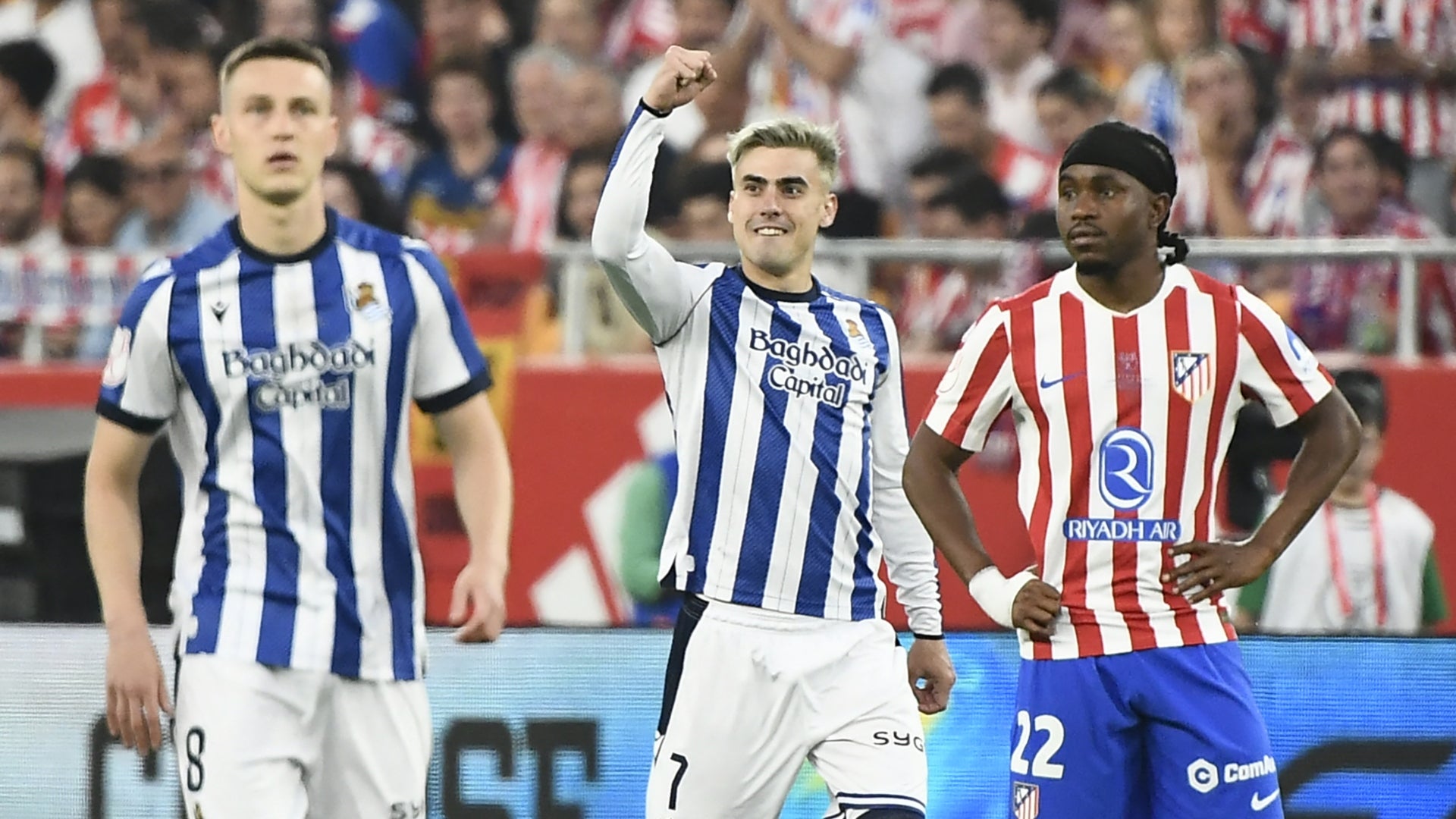 Real Sociedad se adelanta en el marcador ante Atlético Madird