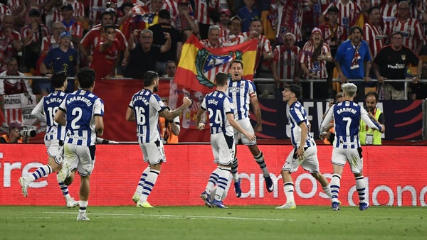 Real Sociedad se consagró con la Copa del Rey ante Atlético Madrid