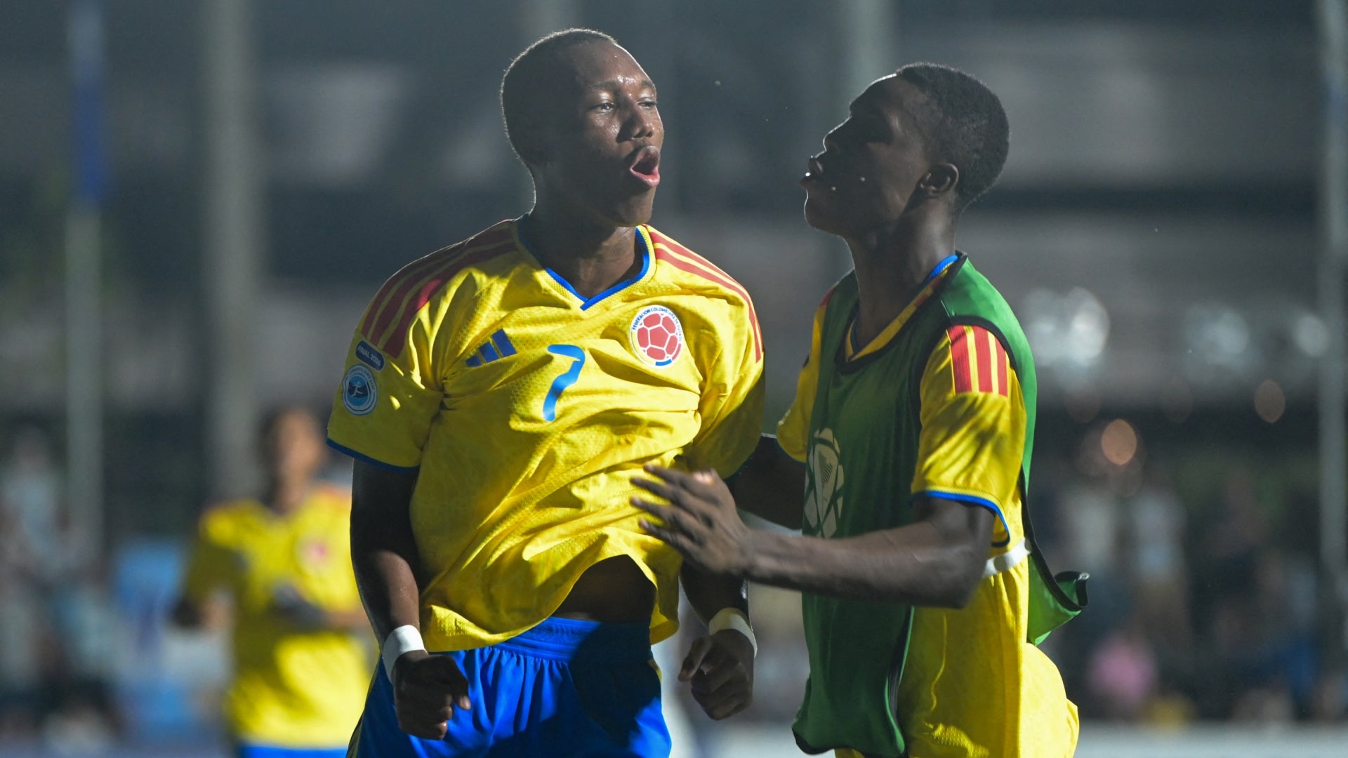 Colombia aplastó a Argentina y es campeón del Sudamericano Sub17 - AFP