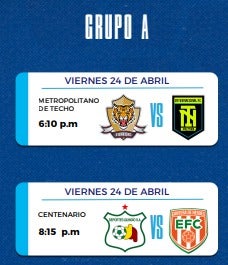 Así se jugará la fecha 1 en el cuadrangular A - Dimayor