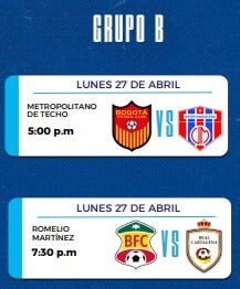 La fecha 1 del cuadrangular B se jugará así - Dimayor