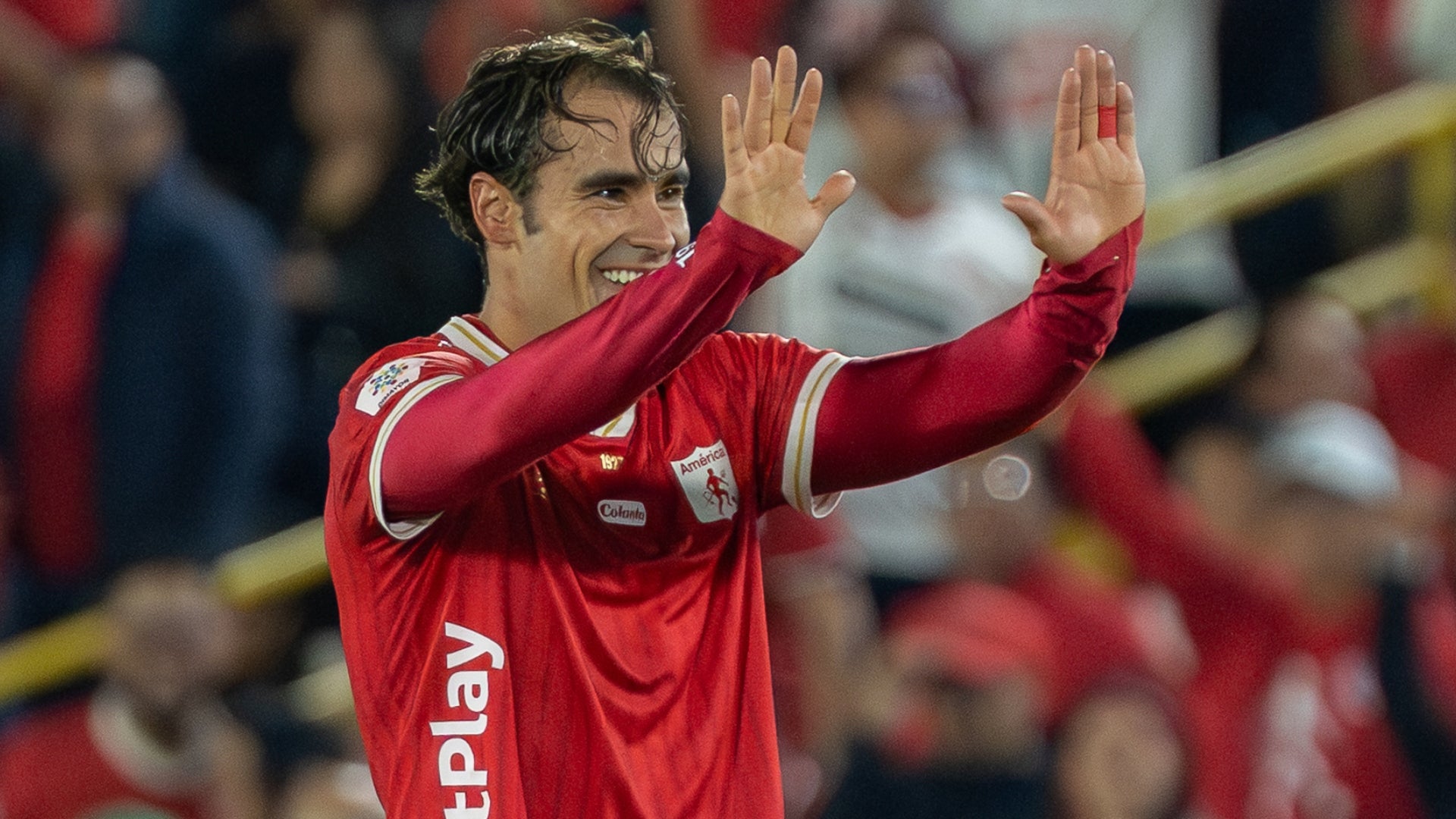 Tomás Ángel envió mensaje a la hinchada de América tras su gol - VizzorImage