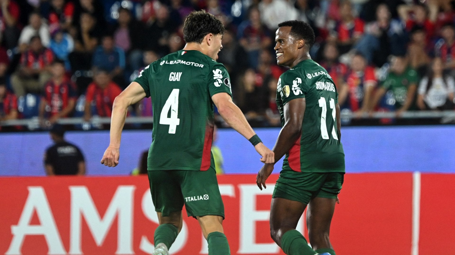 Jhon Arias anotó con Palmeiras