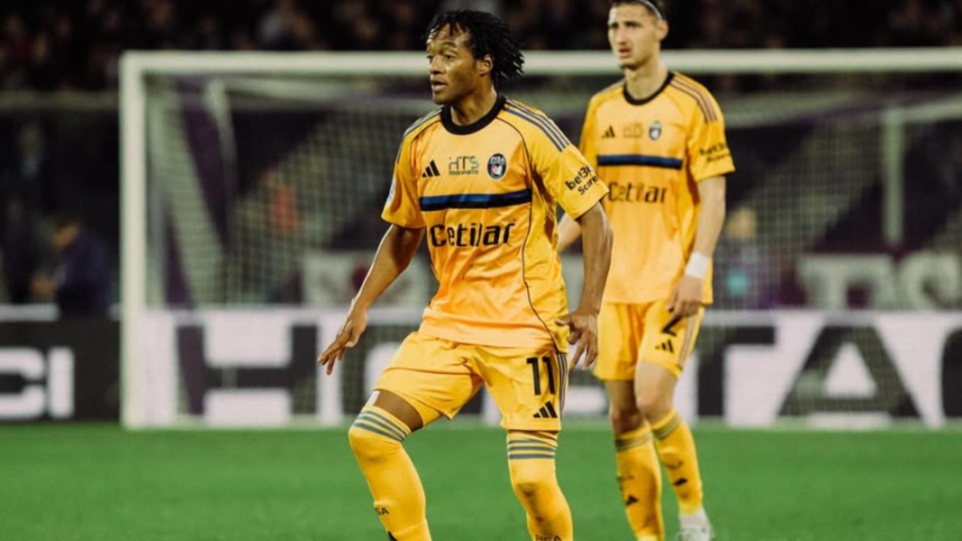 Cuadrado descendió en Italia