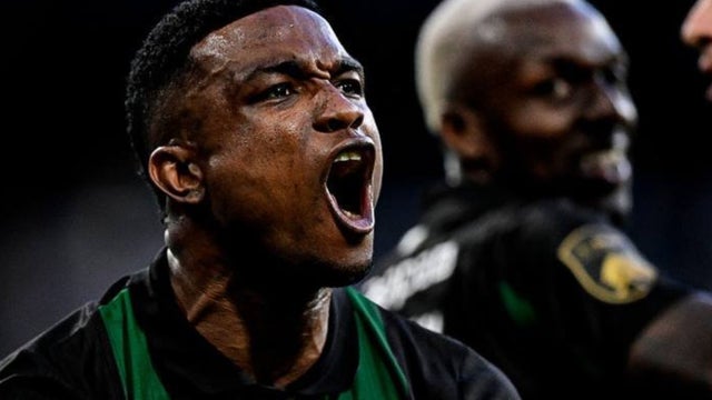 Jhon Córdoba anota en Rusia