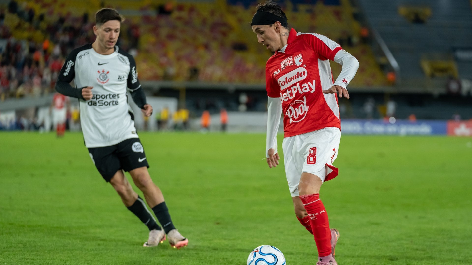 Carlos Antonio Vélez habló sobre el empate de Santa Fe ante Corinthians