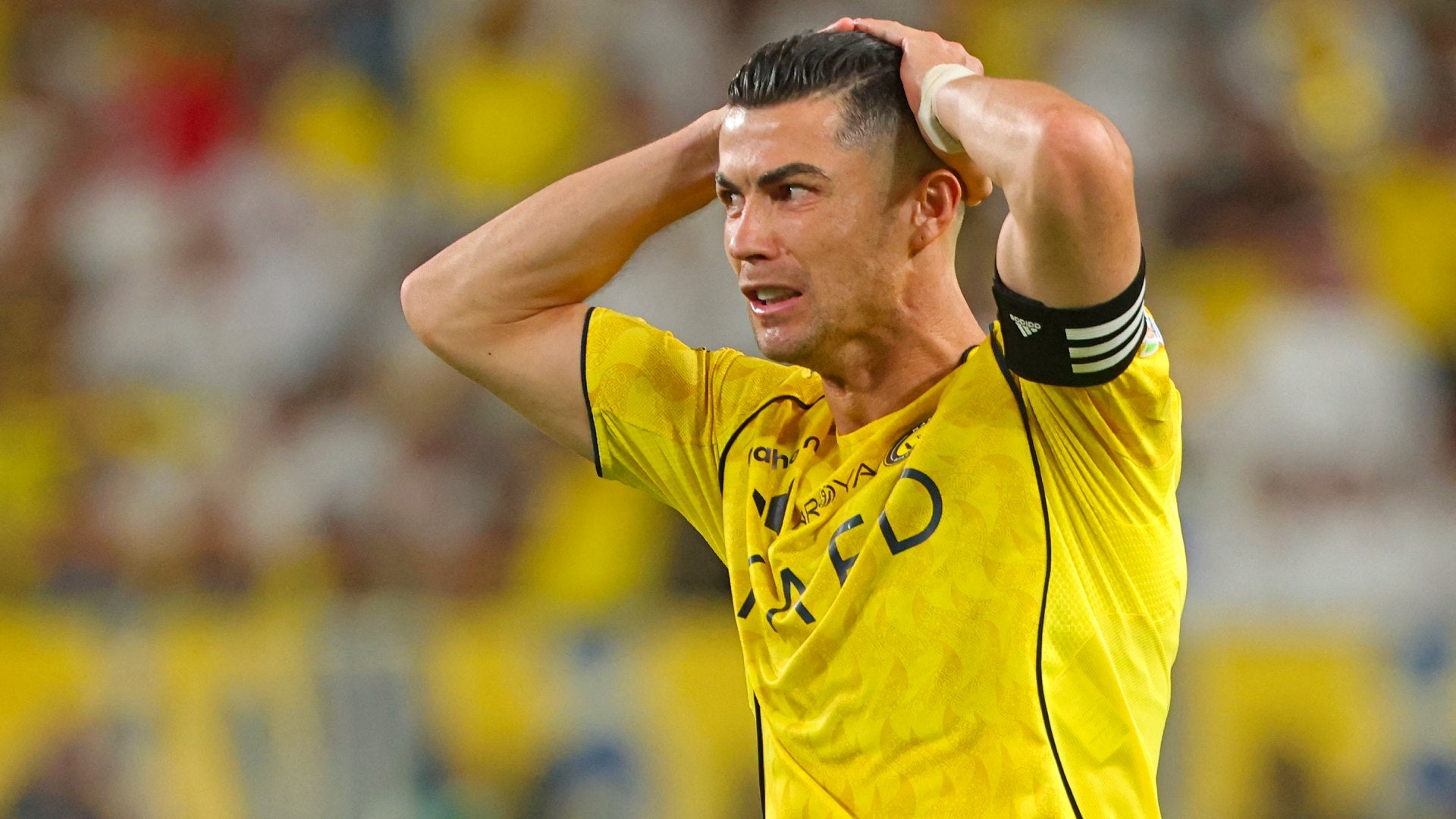 Cristiano Ronaldo no pudo celebrar con Al-Nassr