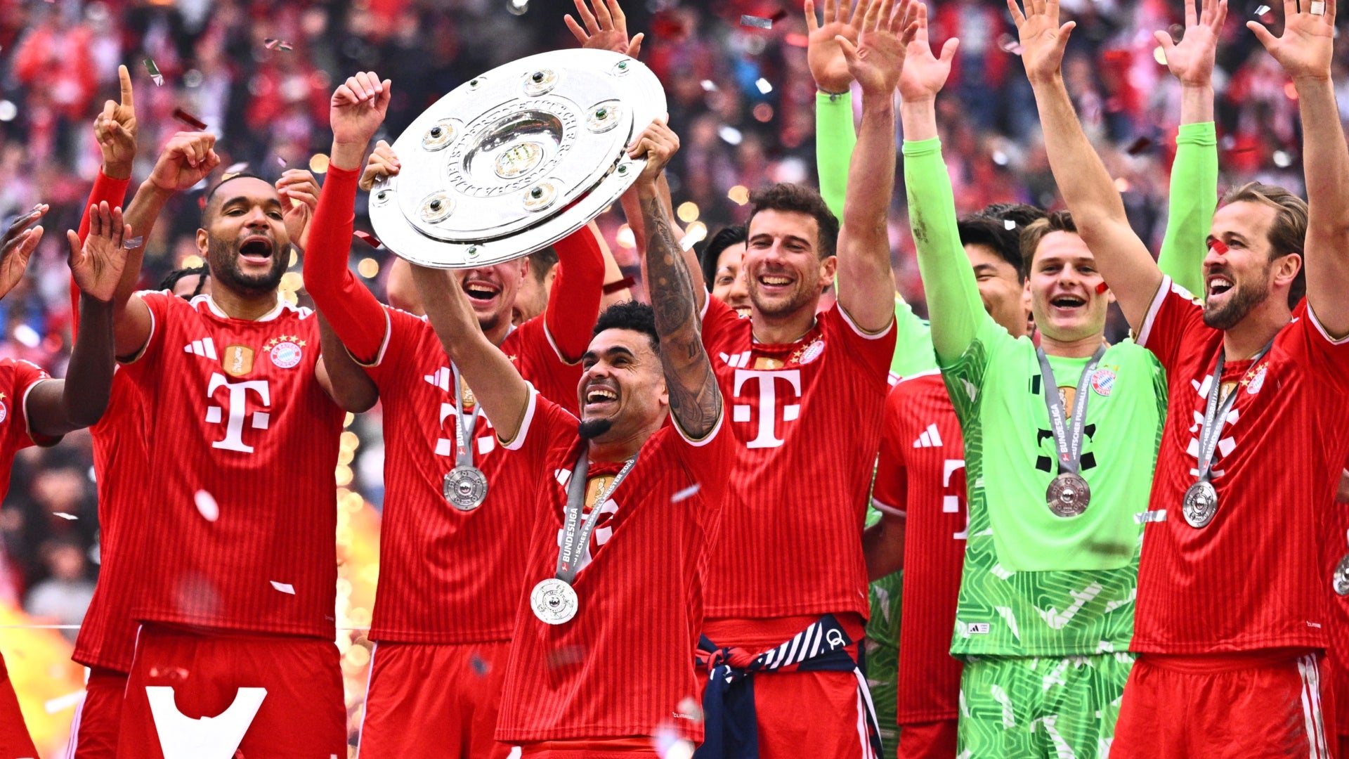 Luis Díaz causó carcajadas en festejo del título de Bayern Múnich - AFP