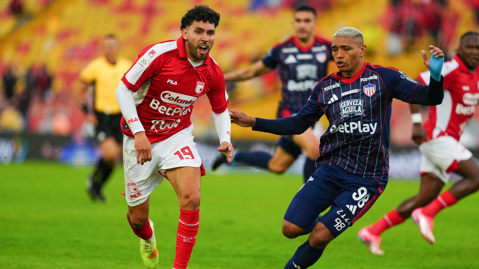 Santa Fe vs. Junior - minuto a minuto y goles (semifinal ida) - VizzorImage