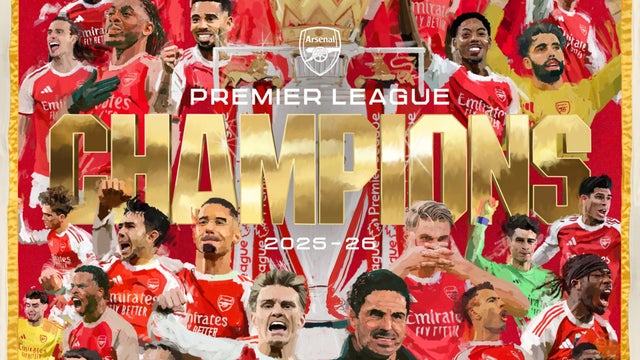 ¡Arsenal vuelve a ser campeón de la Premier League tras 22 años! - @Arsenal