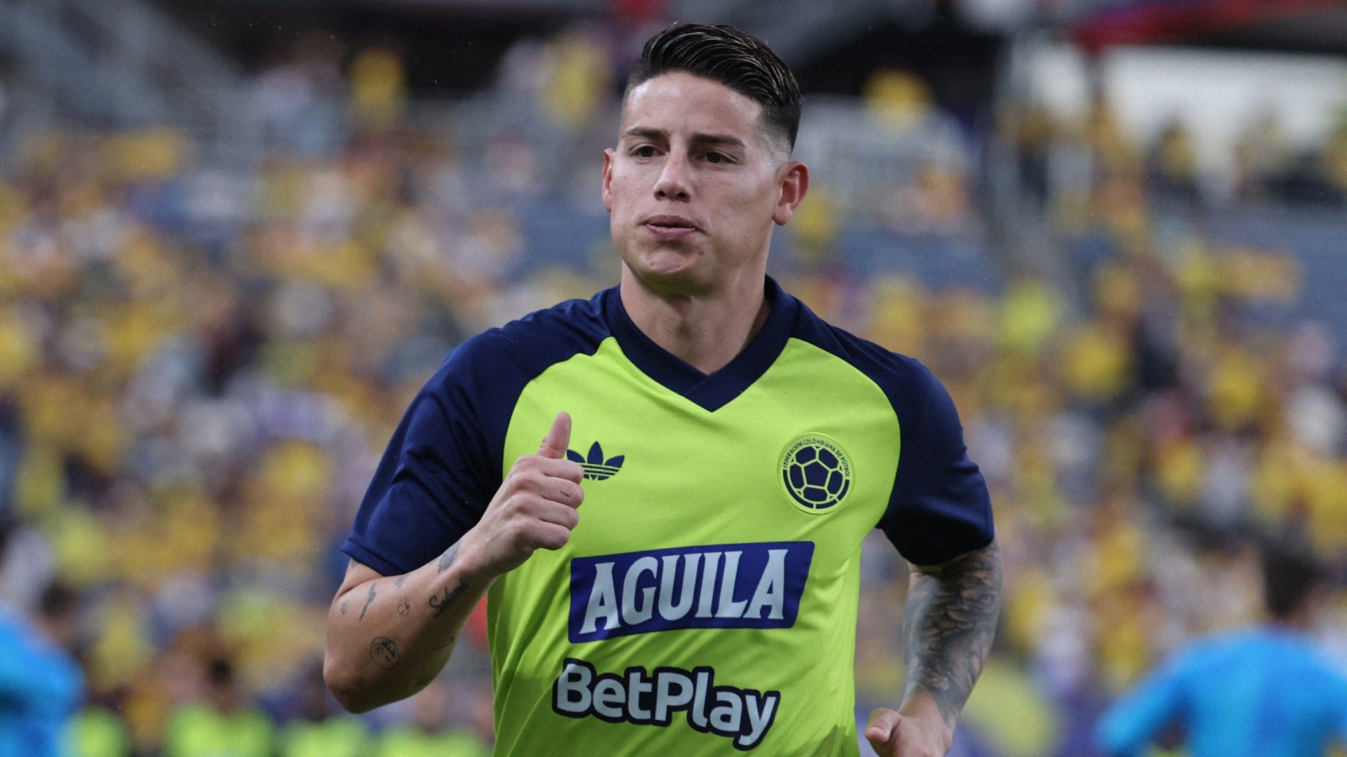 James ya está concentrado con la selección Colombia