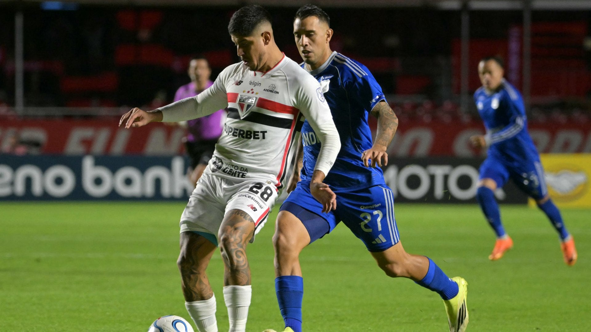 Millonarios consiguió un punto valioso en Brasil
