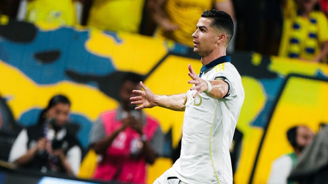 Cristiano Ronaldo encaminó con un doblete el título de Al-Nassr en Arabia - AFP