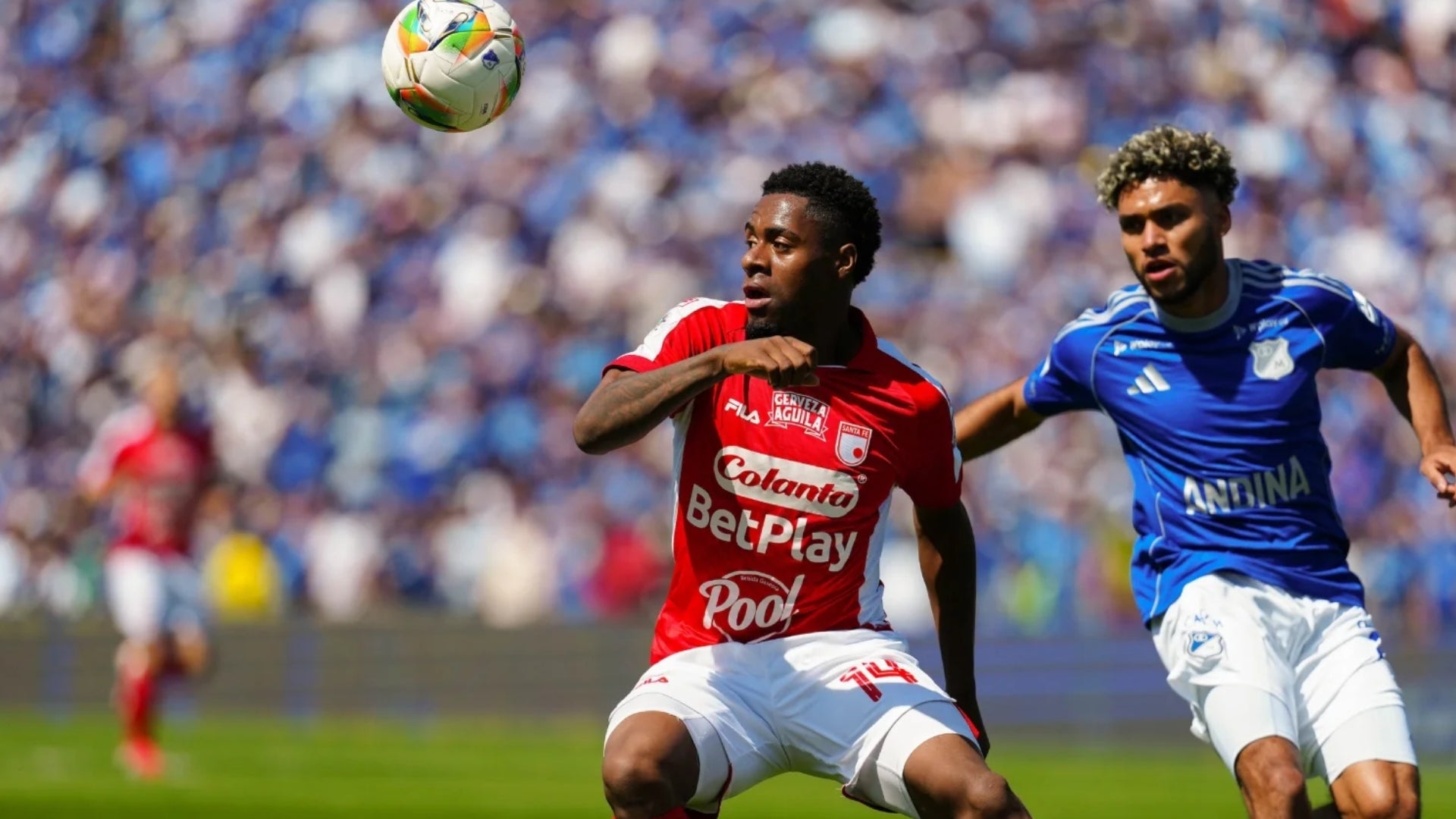 Santa Fe analizaría fichar a un futbolista de Millonarios - VizzorImage