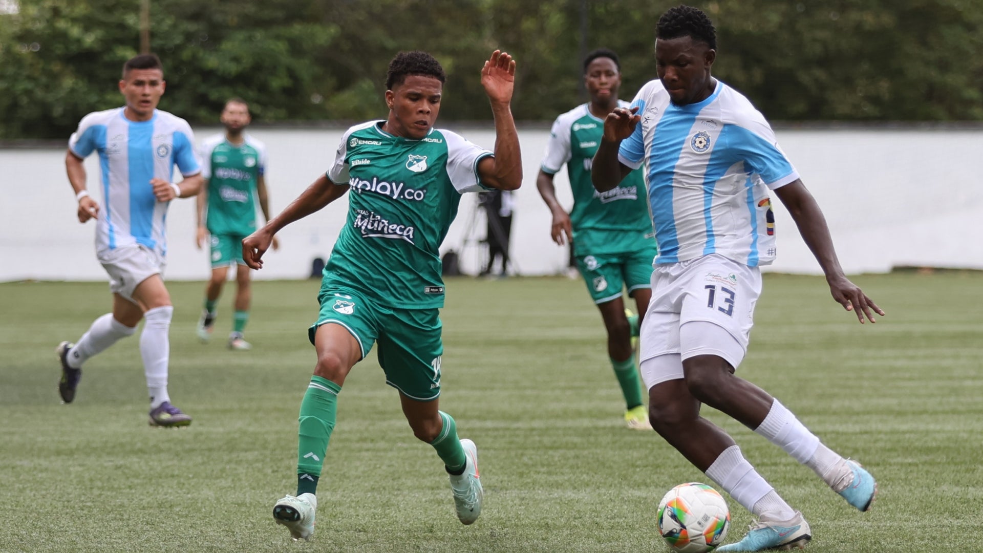 Deportivo Cali cometió penal evitable y Real Santander aprovechó - VizzorImage