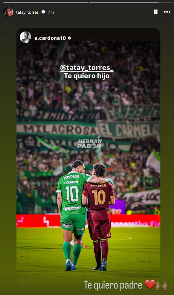 'Tatay' Torres le respondió a Edwin Cardona y se encendió la polémica - Instagram