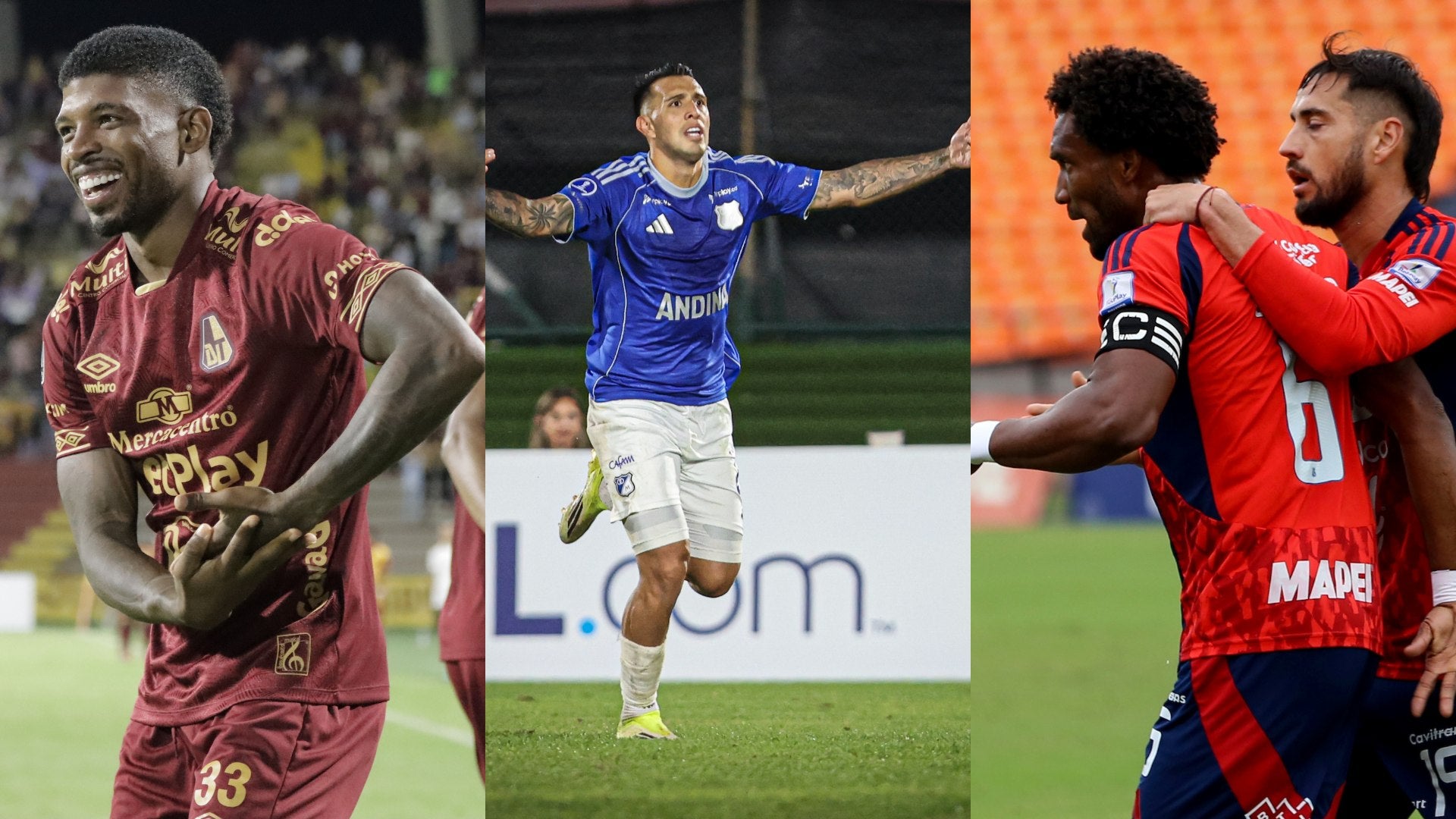 Millonarios, Tolima y Medellín saldrán a escena internacional